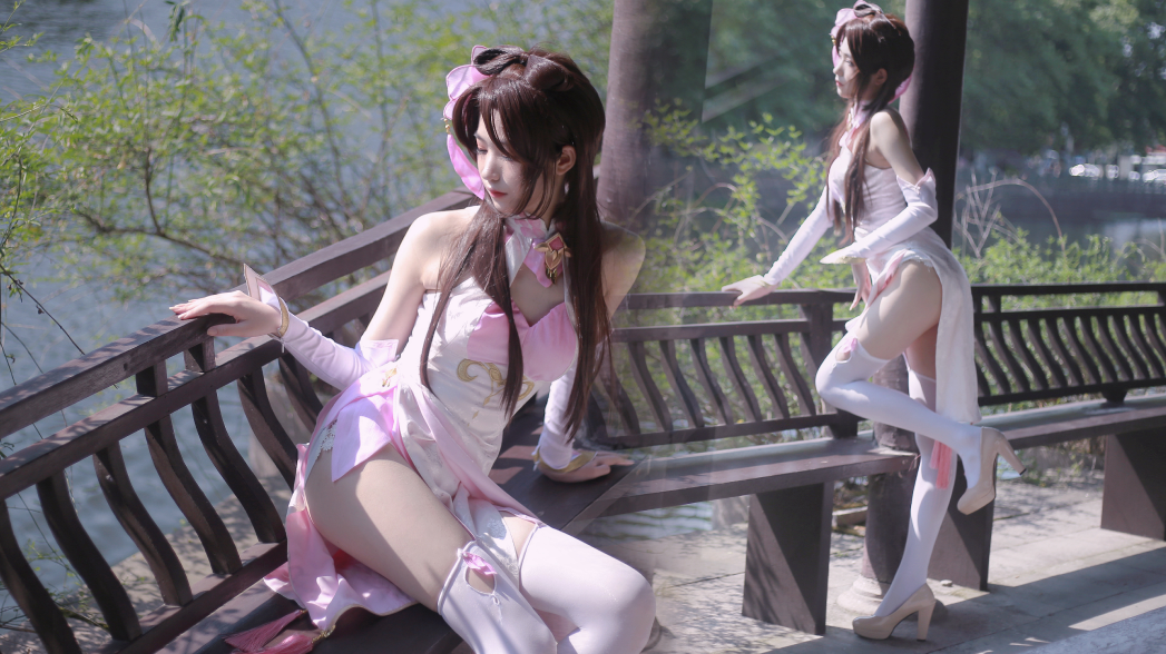 【宫本绘】桃花旗袍♡竖屏